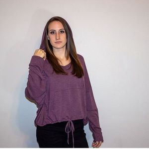 Hooded workout sweatshirt